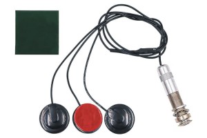 Alnicov Transductor piezoeléctrico de Pastilla de Guitarra con 3 sensores